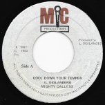 Cool Down Your Temper / Ver - The Mighty Callers