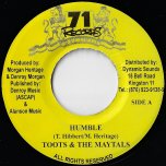 Humble / Respect All Woman - Toots And The Maytals / LMS