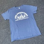 DOUBLE XL Jah Observer Soundsystem T Shirt Blue - Jah Observer Sound System