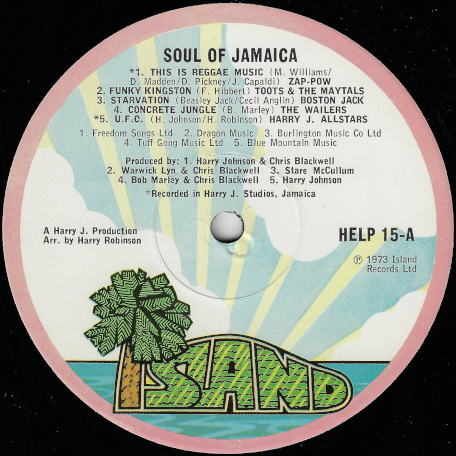 Soul Of Jamaica - Various..Zap Pow..Toots And The Maytals..Boston Jack..The Wailers..Jimmy Cliff
