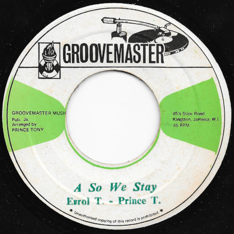 Jah For All / A So We Stay Ver - Barrington Spence / Errol T And Prince Tony