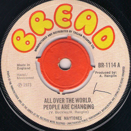 All Over The World People Are Changing / Dubwise - The Maytones