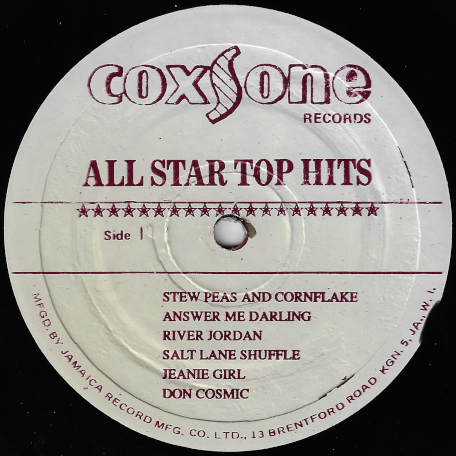 All Star Top Hits - Various..Roland Alphonso..Don Drummond..Lascelles Perkins