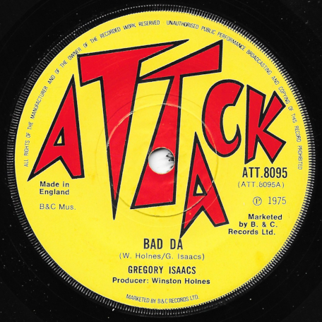 Bad Da / Ad Dab - Gregory Isaacs