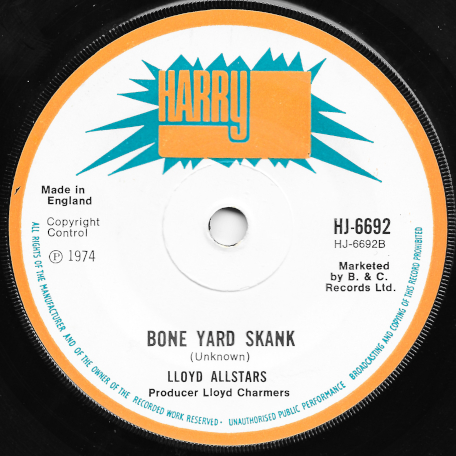 Oh Pa Pa / Bone Yard Skank - Drifting Blenders / Lloyd Allstars