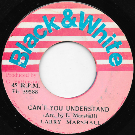 Cant You Understand / Locks Of Dub - Larry Marshall / King Tubbys