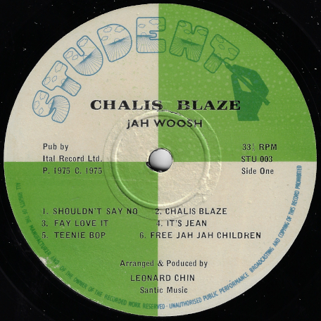 Chalis Blaze - Jah Woosh
