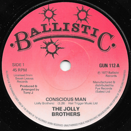 Conscious Man / Conscious Dub - The Jolly Brothers