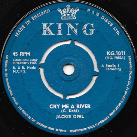 Cry Me A River / Eternal Love - Jackie Opel