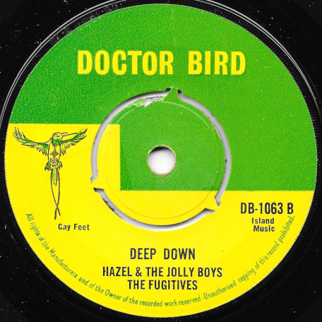Stop Them / Deep Down - Hazel Wright And The Jolly Boys With The Fugitives