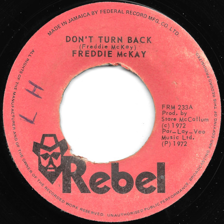Don't Turn Back / Turn Forward Ver - Freddie Mckay