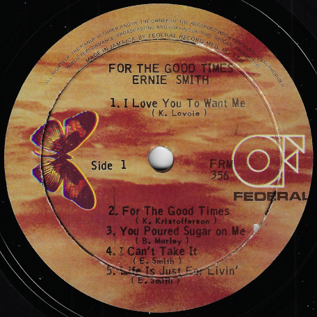 For The Good Times - Ernie Smith