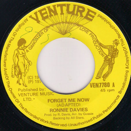 Ronnie Davis / Forget Me Now / Pt 2: Lion Vibes Vintage Reggae Vinyl ...