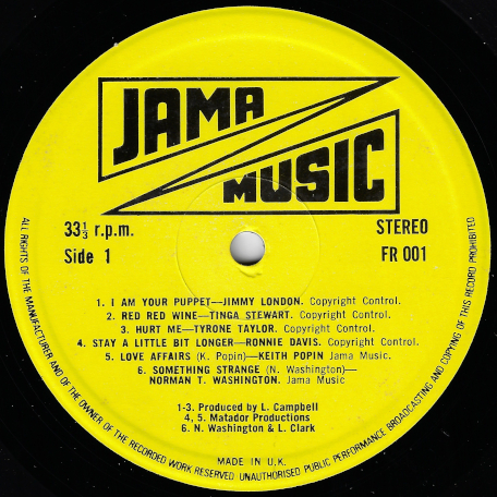 Forward Reggae Vol 1 - Various - Jimmy London / Ronnie Davis / Keith Poppin / Junior Byles / Delroy Wilson