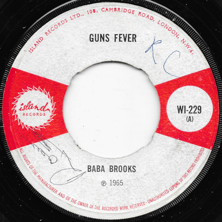 Guns Fever / Dont Do It - Baba Brooks / Dotty And Bonny