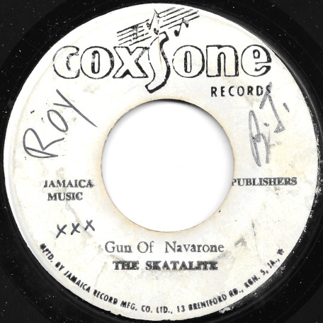 Guns of Navarone / Marcus Garvey - Roland Alphonso And The Studio 1 Orchestra / Bongo Man Byfield With Roland Alphonso And The Studio 1 Orchestra
