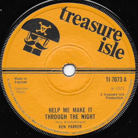 Help Me Make It Through The Night / Help Me Ver - Ken Parker / Tommy McCook All Stars