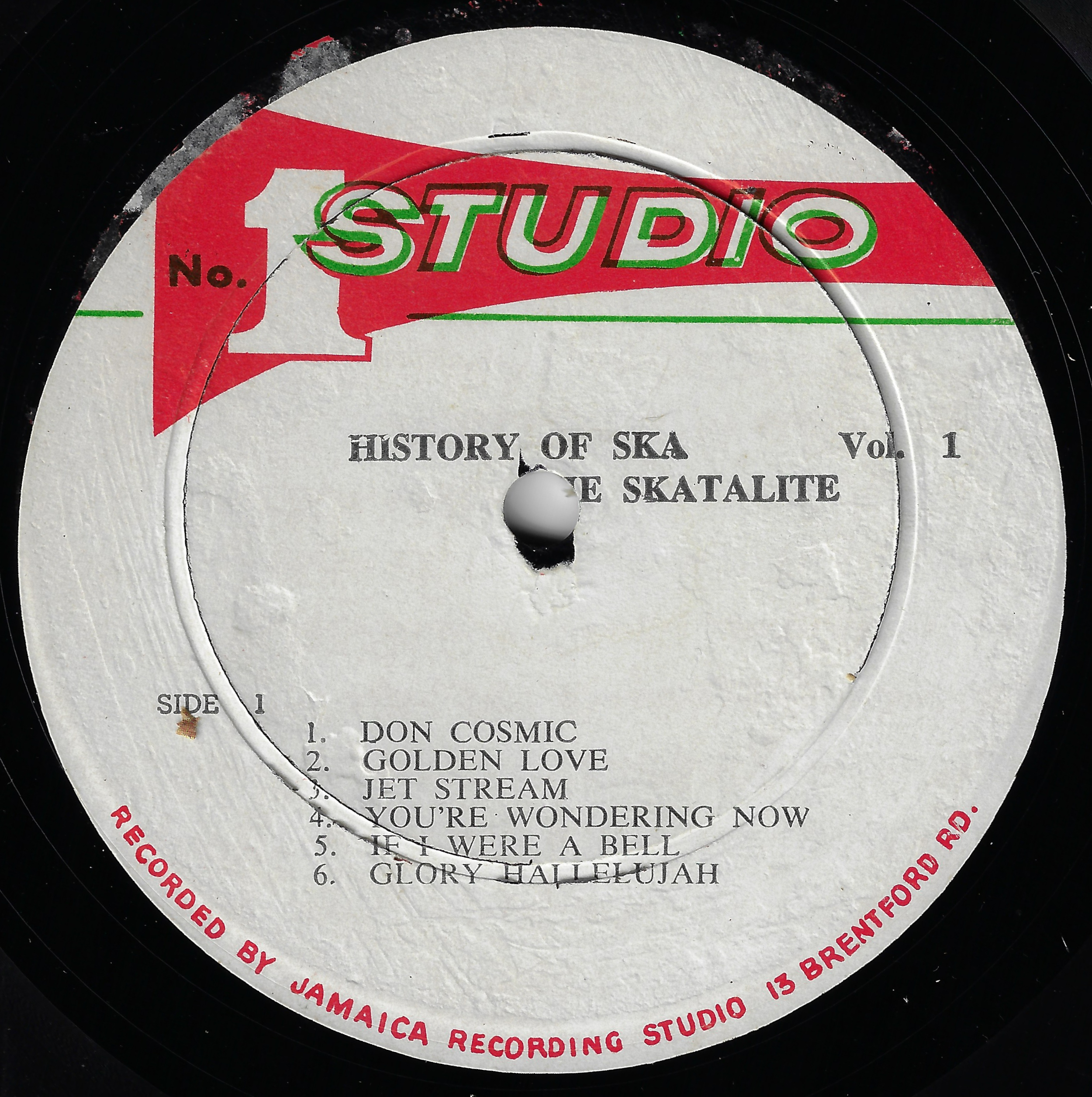 History Of Ska Vol 1 - Various - Don Drummond / Lord Creator / Roland Alphonso / The Wailers
