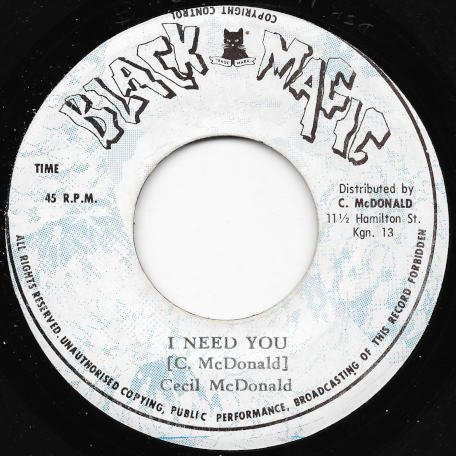 I Need You / Ver - Cecil Mcdonald