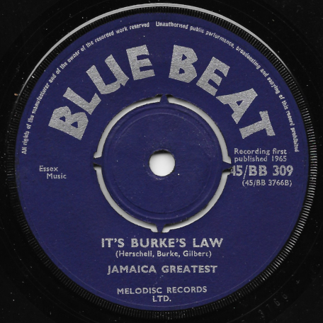 Here Come's The Bride / It's Burke's Law - Jamaica Greatest Actually Prince Buster / Prince Buster and Patsy Todd