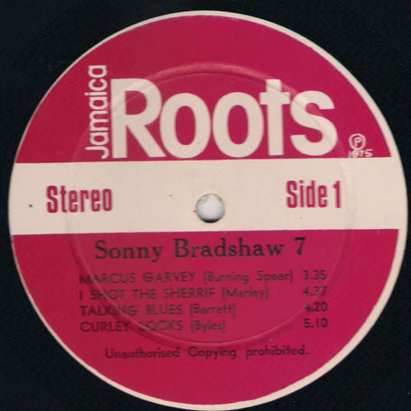 Jamaica Roots - Sonny Bradshaw Seven