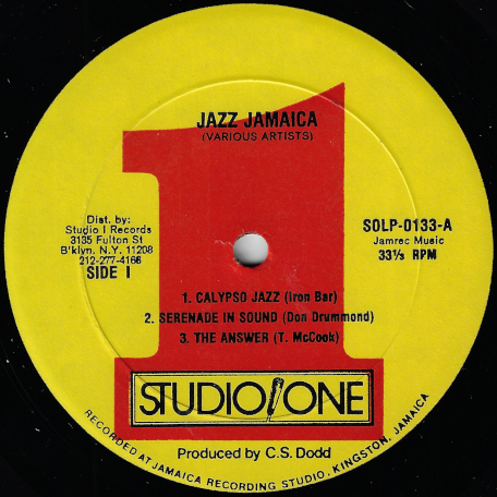 Jazz Jamaica From The Work Shop - Various