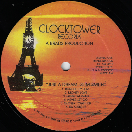 Slim Smith / Just A Dream: Lion Vibes Vintage Reggae Vinyl Record Shop  London UK