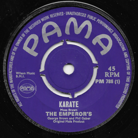 Karate / I've Got To Have Her - The Emperors