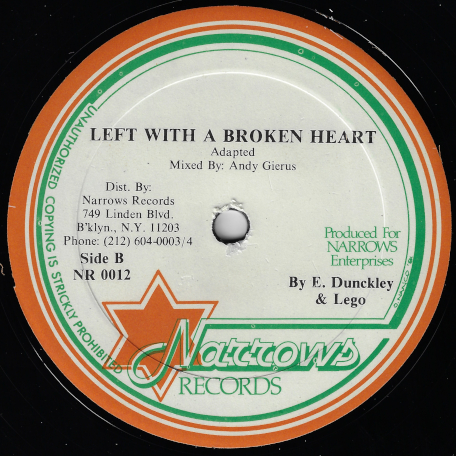 Gal A Waa Me Do You / Left With A Broken Heart - Errol Dunkley