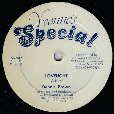 Lovelight / Burning Ver - Dennis Brown