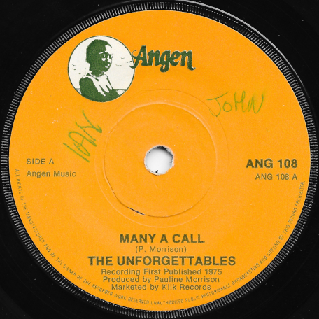 Many A Call / Chosen Dub - The Unforgettables 