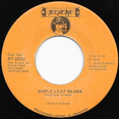Rejected Girl / Maple Leaf Skank  - Larry Marshall