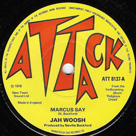 Marcus Say / Take Heed - Jah Woosh