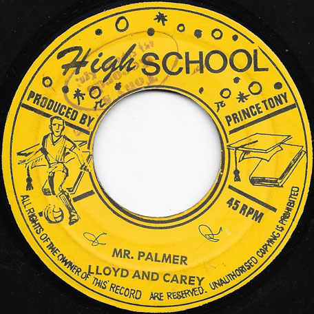 Mr Palmer / One Eyed jack - Lloyd And Carey / Tony All Stars