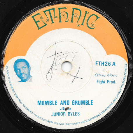 Mumble And Grumble / King Size Mumble Ver - Junior Byles