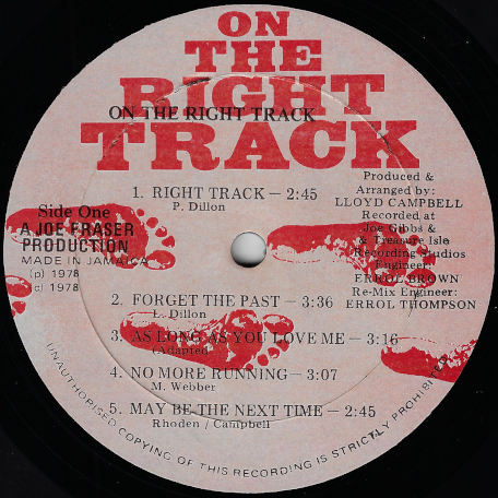 On The Right Track - Merlene Webber