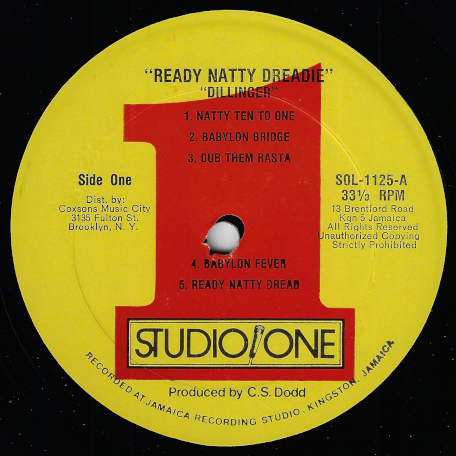 Ready Natty Dreadie - Dillinger