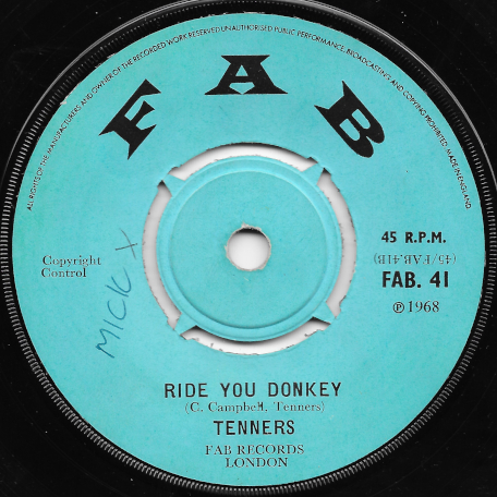 Ride You Donkey / Cleopatra - The Tennors