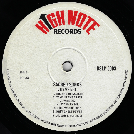 Sacred Songs - Otis Wright
