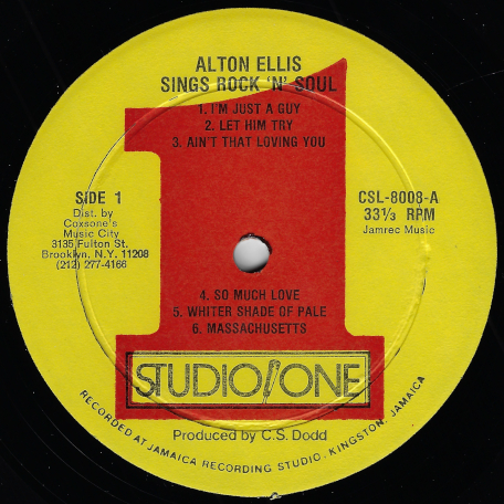 Sings Rock And Soul - Alton Ellis