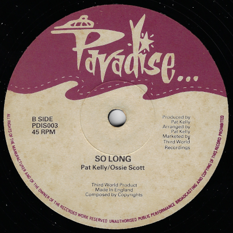 Golden Love / So Long - Gene Rondo / Pat Kelly And Ossie Scott