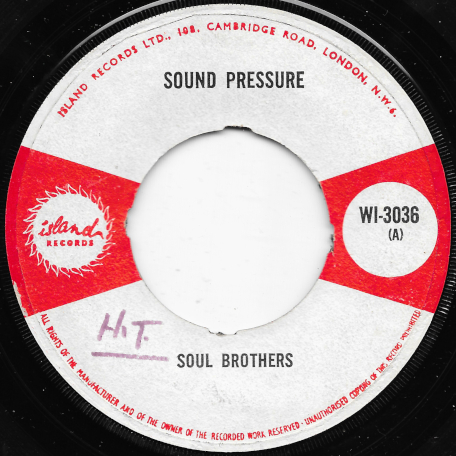 Sound Pressure / For You - Soul Brothers / The Ethiopians