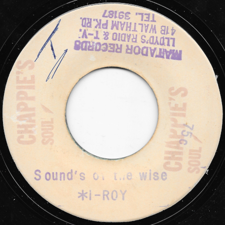 Sounds Of The Wise / Equality And Justice - U Roy / The Paragons