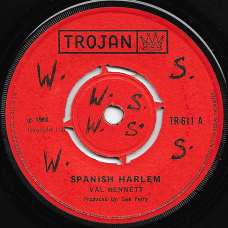 Spanish Harlem / If I Did Know - Val Bennett / Roy Shirley