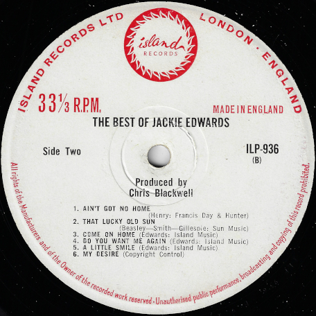 The Best Of - Jackie Edwards
