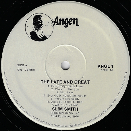 The Late And Great - Slim Smith