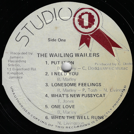 The Wailing Wailers - Bob Marley And The Wailers