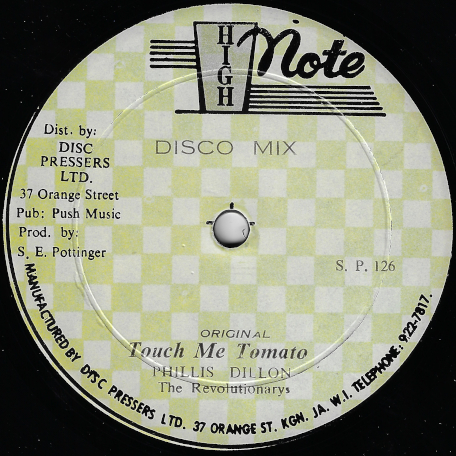 Touch Me Tomato / Right Track - Phyllis Dillon And The Revolutionaries 