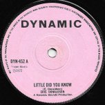 Little Did You Know / Ver - Eric Donaldson