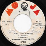 More Than Tongues / Ver - Leroy Willacy And The Happiness Unlimited Band